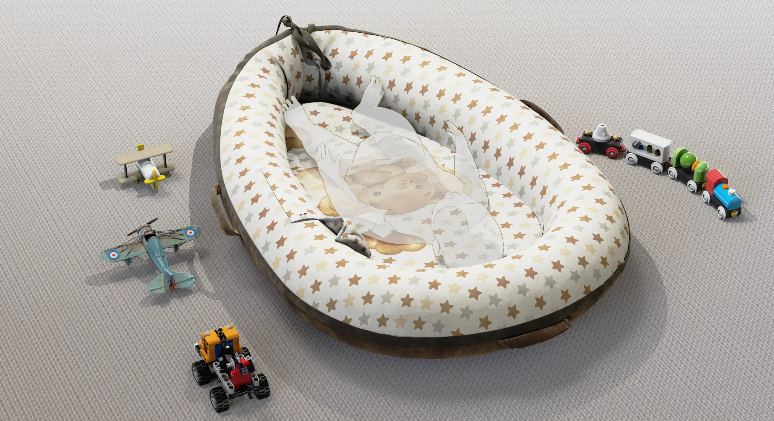 Oxta Baby Lounger.117 Opt
