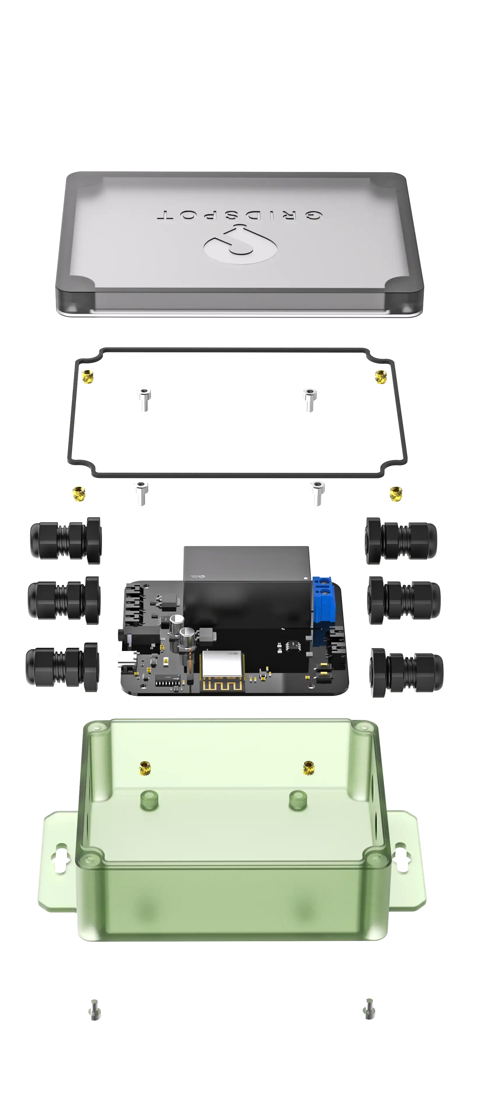 Vertical Gridspot Pcb Enclosure
